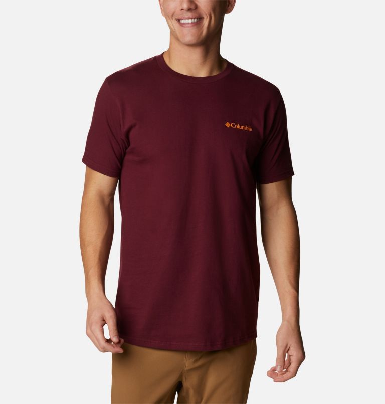 Columbia PFG Men T-Shirts | NSILKV-829