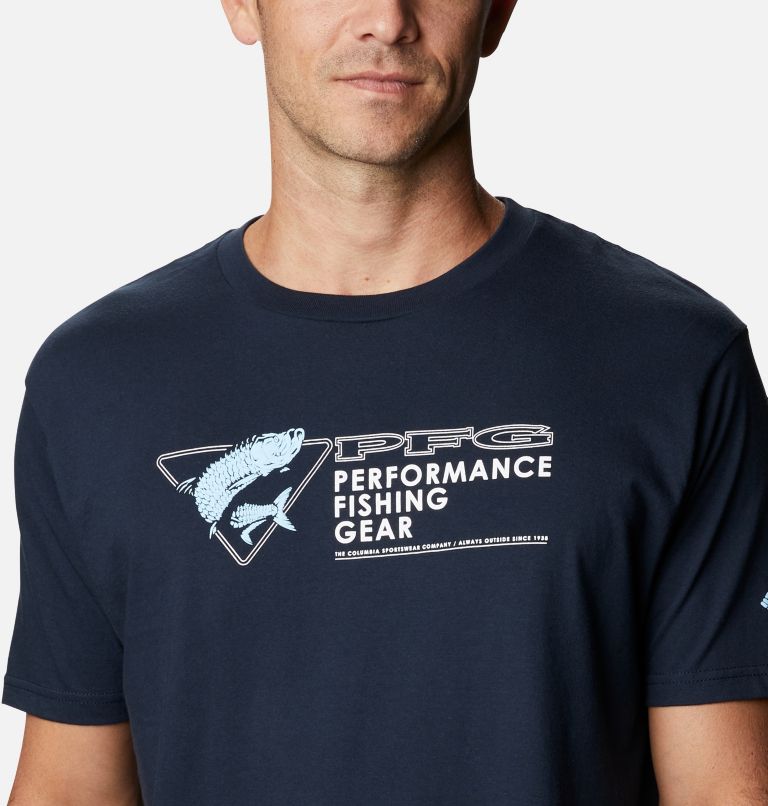 Columbia PFG Men T-Shirts | QFNPAL-180