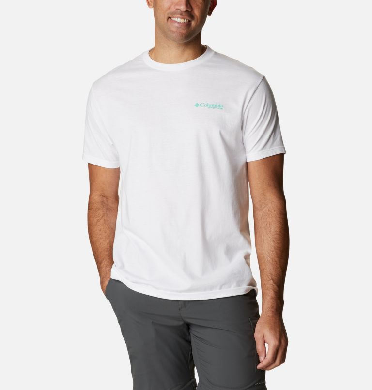 Columbia PFG Men T-Shirts | TAHUML-328