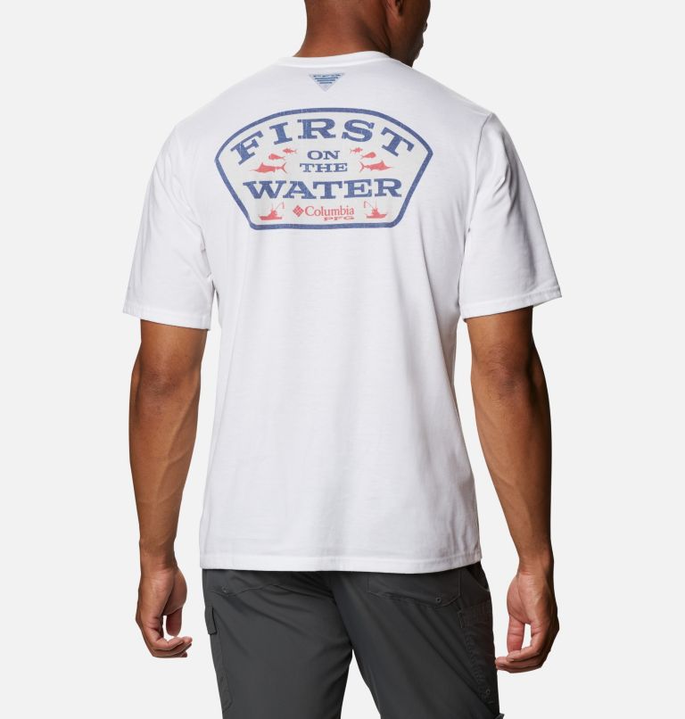 Columbia PFG Men T-Shirts | TLCYMZ-691