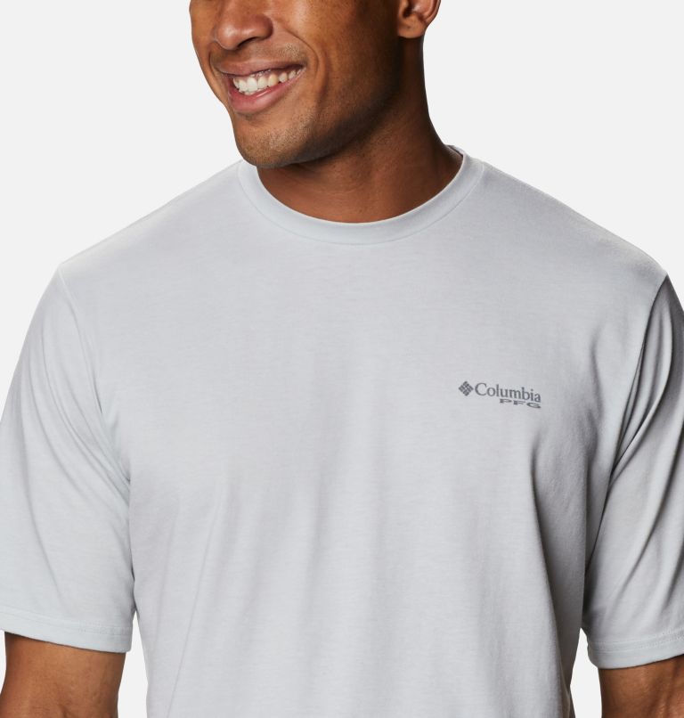 Columbia PFG Men T-Shirts | TZWOUC-720