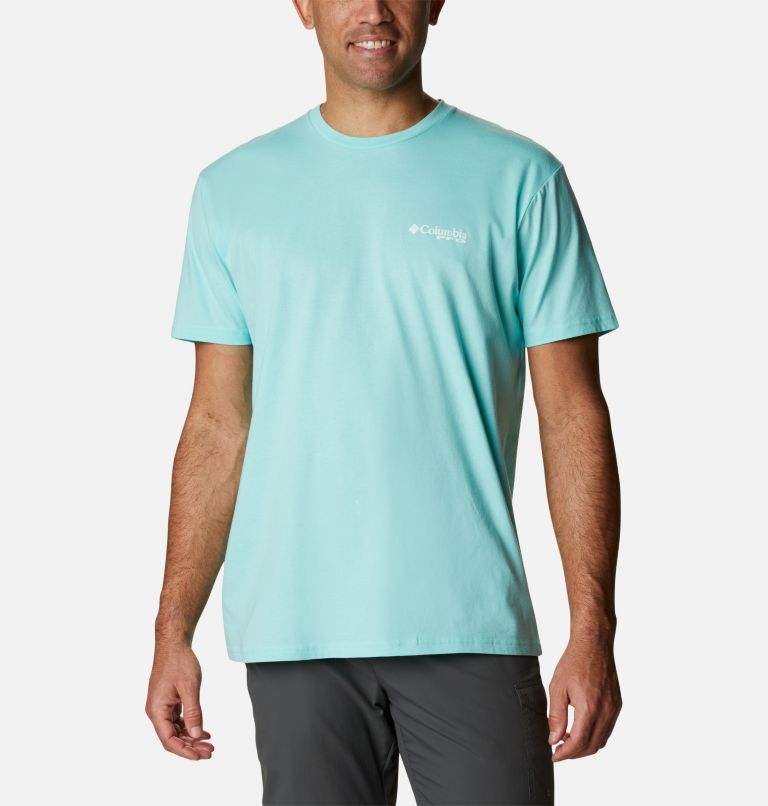 Columbia PFG Men T-Shirts | UXNLCA-798