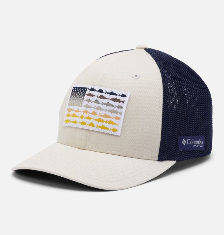 Columbia PFG Mesh Fish Flag Baseball Men Hats | CKHTSX-264