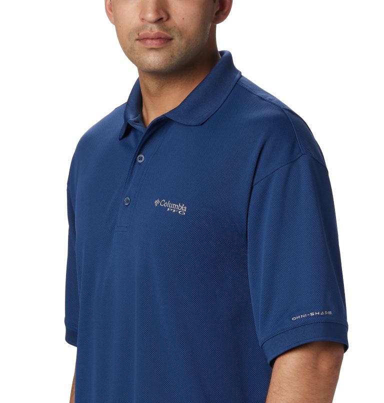 Columbia PFG Perfect Cast Men Polo Shirts | ZVCJWU-917