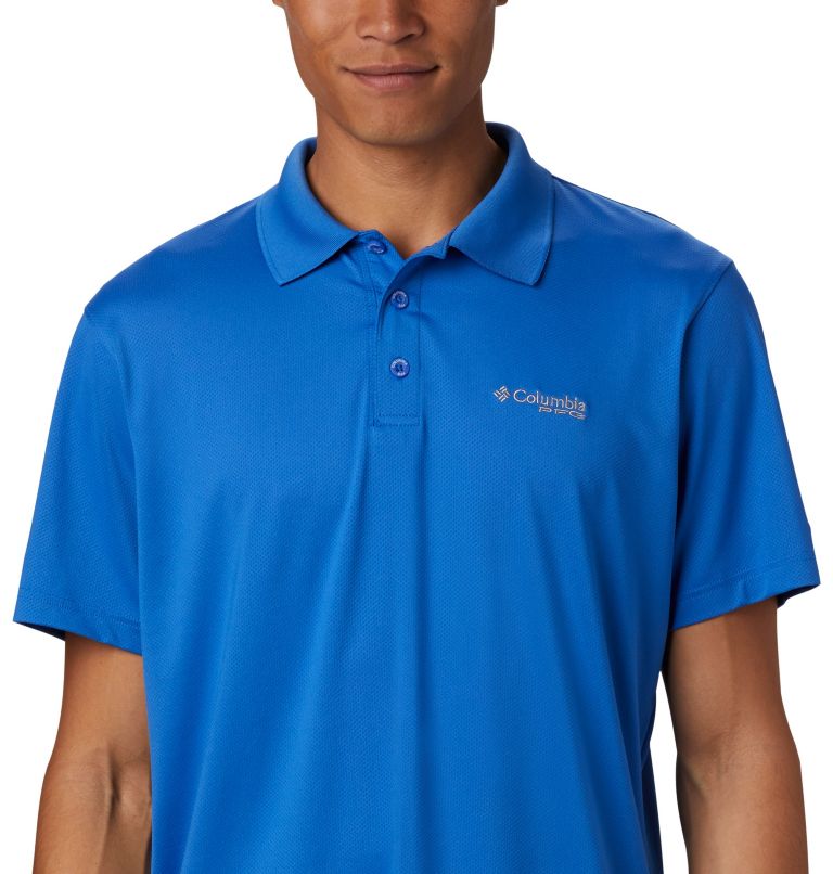 Columbia PFG Skiff Cast Men Polo Shirts | RWSLIY-904