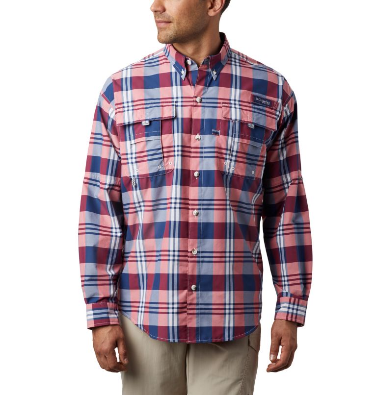 Columbia PFG Super Bahama Men Shirts | YUCZVI-920