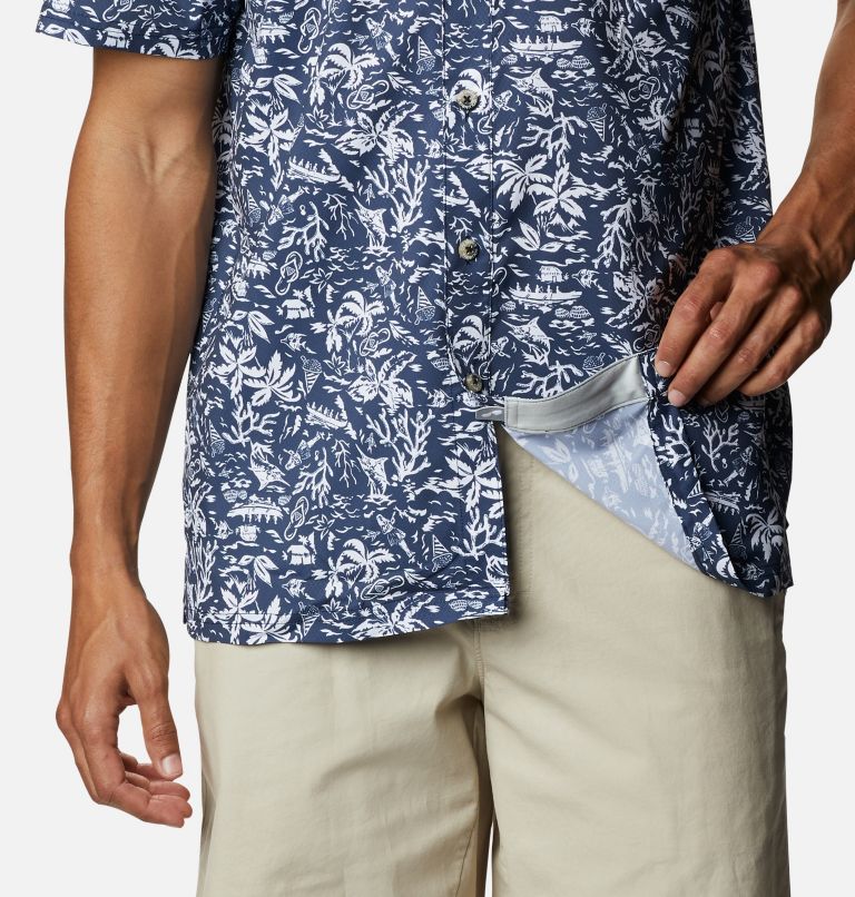 Columbia PFG Super Slack Tide Men Shirts | VEGOIM-512