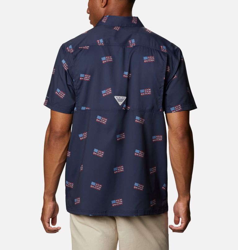 Columbia PFG Super Slack Tide Men Shirts | ZMSXQU-493