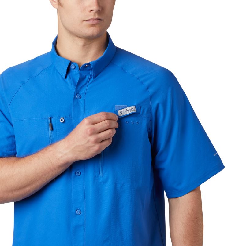 Columbia PFG Terminal Tackle Men Fishing Shirts | OZAHCD-470