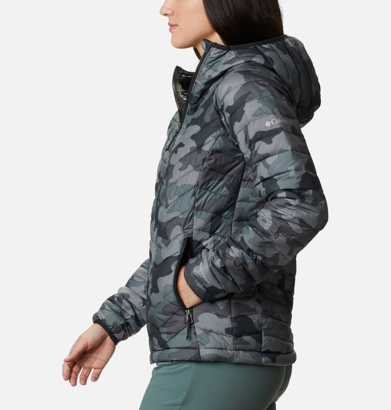 Columbia Powder Lite Women Hooded Jackets | ROAPQC-095