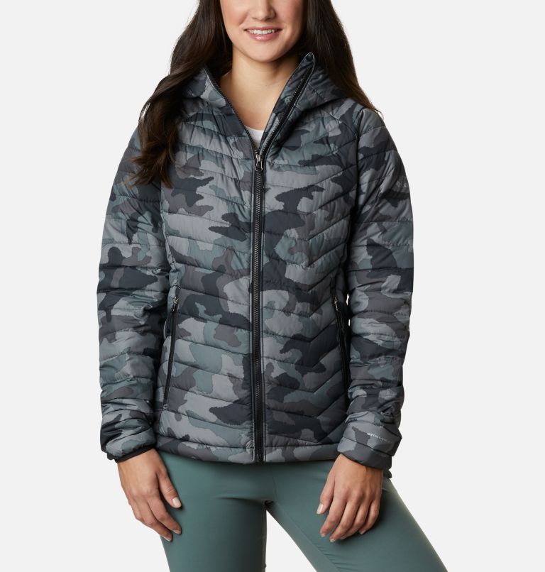 Columbia Powder Lite Women Hooded Jackets | ROAPQC-095