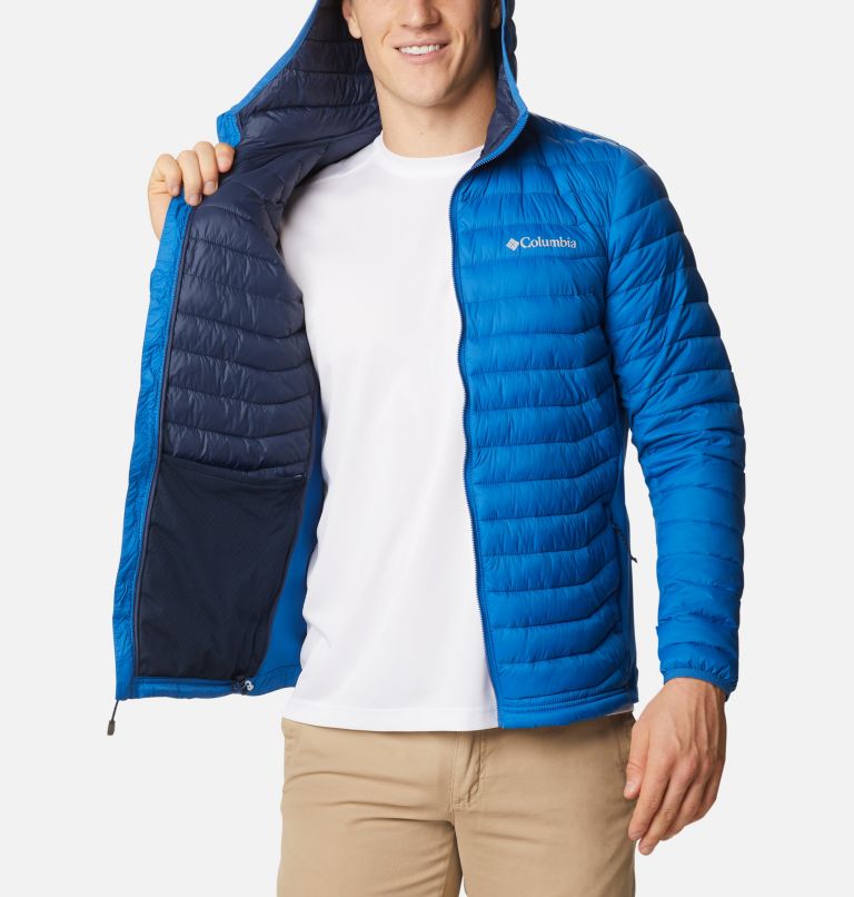 Columbia Powder Pass Men Hooded Jackets | OEVKIY-143