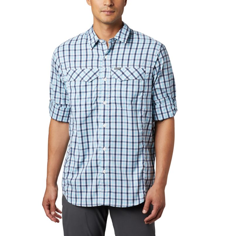 Columbia Silver Ridge Lite Plaid Men Shirts | CYQMSK-078