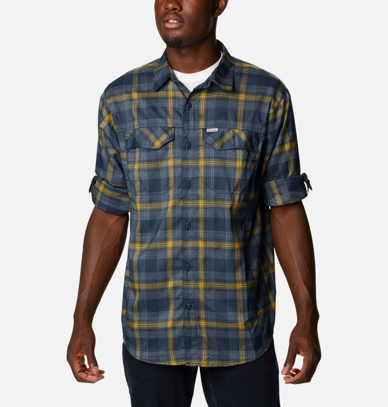 Columbia Silver Ridge Lite Plaid Men Shirts | LSIPMO-187