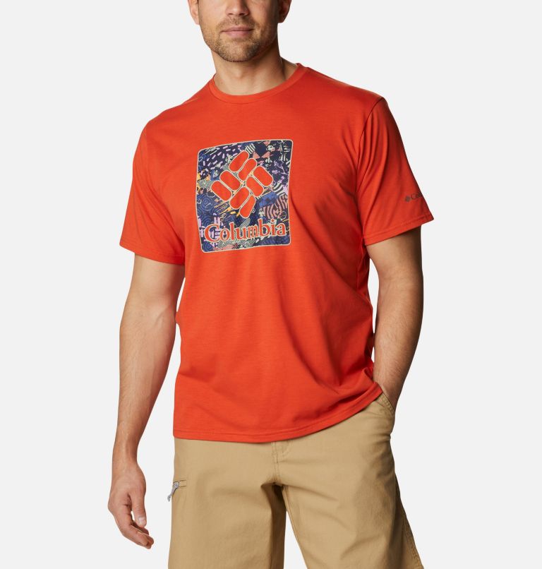 Columbia Sun Trek Men T-Shirts | TFHJDC-450