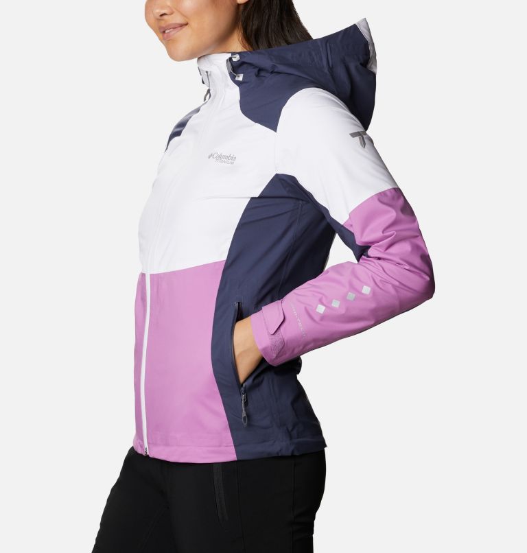 Columbia Titan Pass Women Rain Jackets | RBQGZK-497