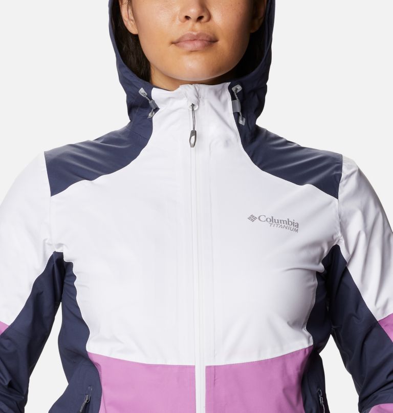 Columbia Titan Pass Women Rain Jackets | RBQGZK-497