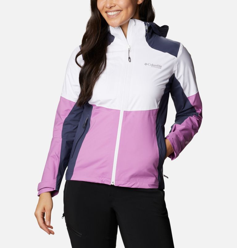 Columbia Titan Pass Women Rain Jackets | RBQGZK-497