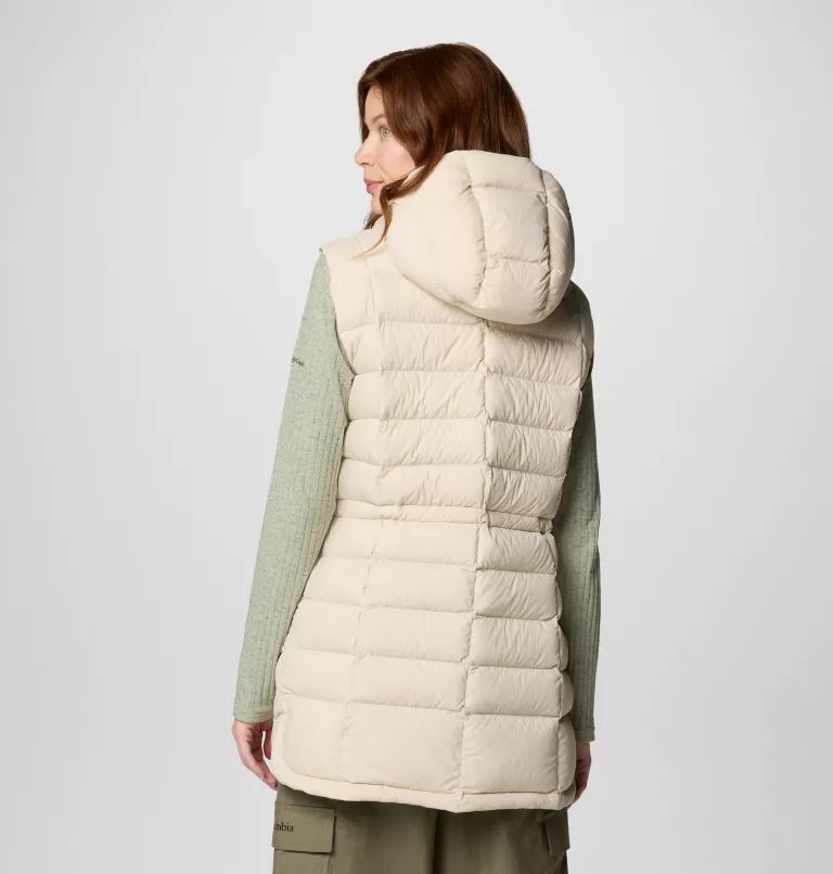 Cream Columbia Ardenwood™ Mid hooded Down Women Vest | LEXBGT-713