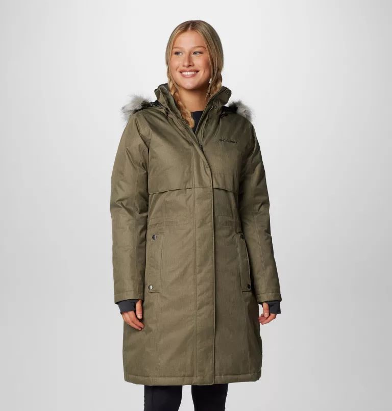 Green Columbia Apres Arson™ II Winter Long Women Down Jackets | SQHMOZ-140