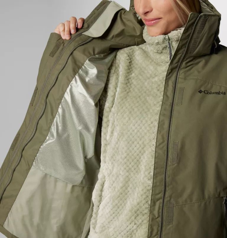 Green Columbia Bugaboo™ III Fleece Interchange Women Jackets | EFBHXK-102