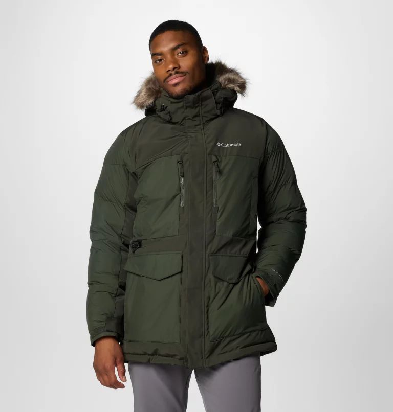 Green Columbia Marquam Peak Fusion™ II Hooded Men Jackets | VCETDO-867