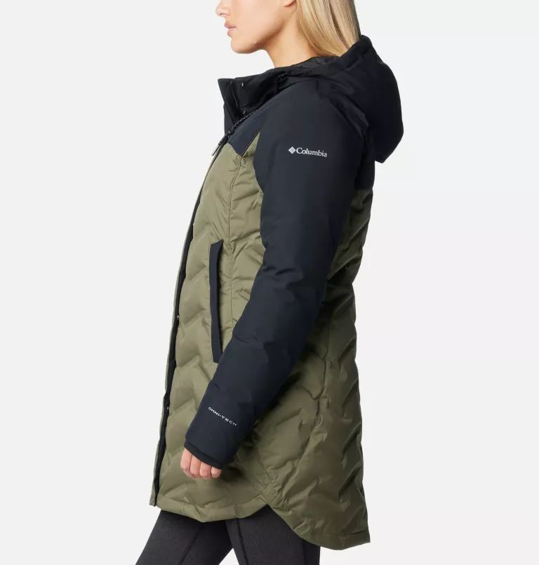 Green Columbia Mountain Croo™ III Mid Women Down Jackets | QYUZAO-479