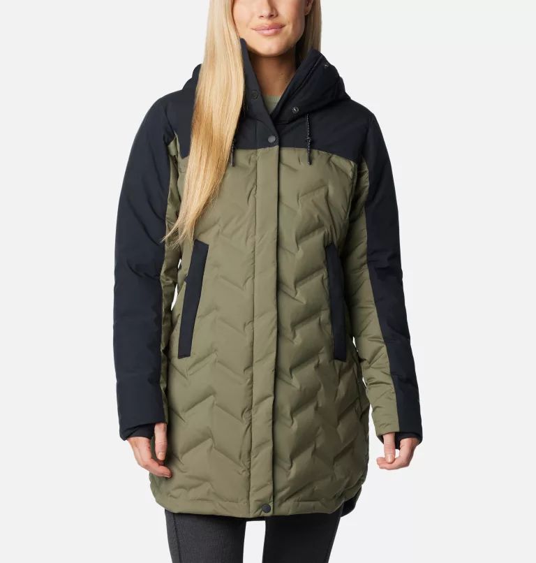 Green Columbia Mountain Croo™ III Mid Women Down Jackets | QYUZAO-479