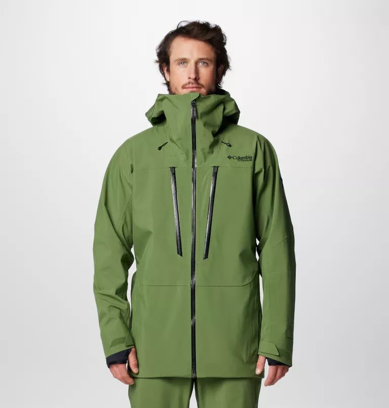 Green Columbia Platinum Peak™ II 3L Shell Men Jackets | BEJIQY-912