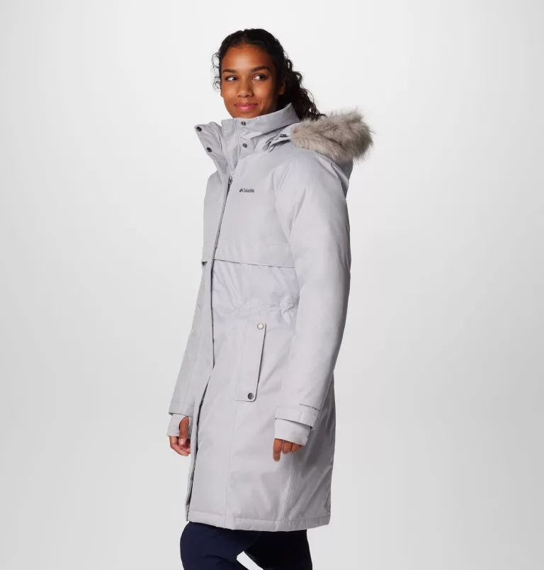 Grey Columbia Apres Arson™ II Winter Long Women Down Jackets | CHNMRV-560