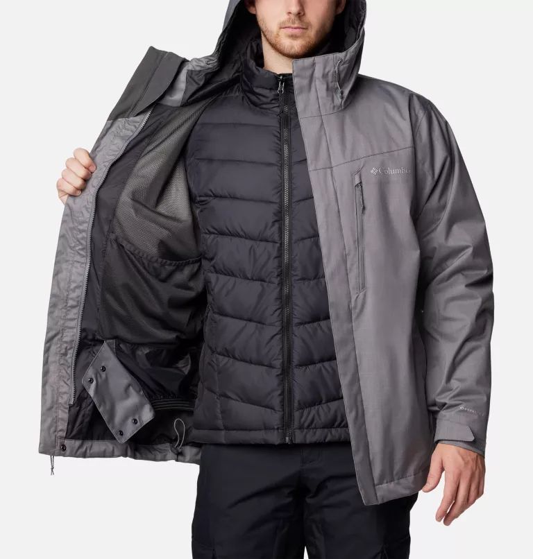 Grey Columbia Whirlibird™ V Interchange Men Insulated Jackets | QNYLBJ-637