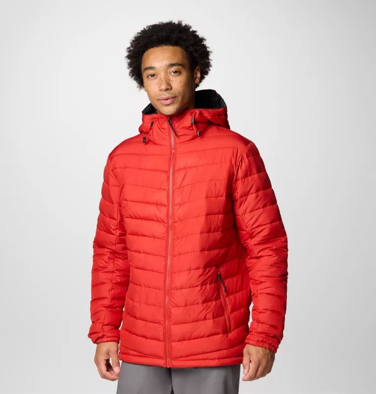 Red Columbia Slope Edge™ II Men Hooded Jackets | TVEJLX-901