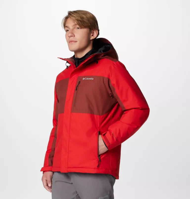 Red Columbia Tipton Peak™ III Men Insulated Jackets | KMFDPE-613